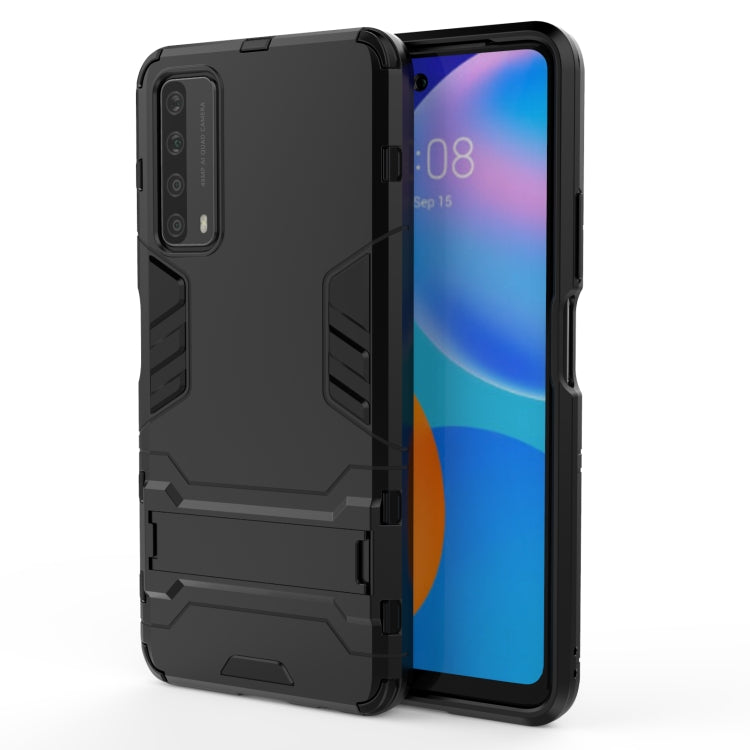 For Huawei P smart 2021 PC + TPU Shockproof Protective Case with Holder