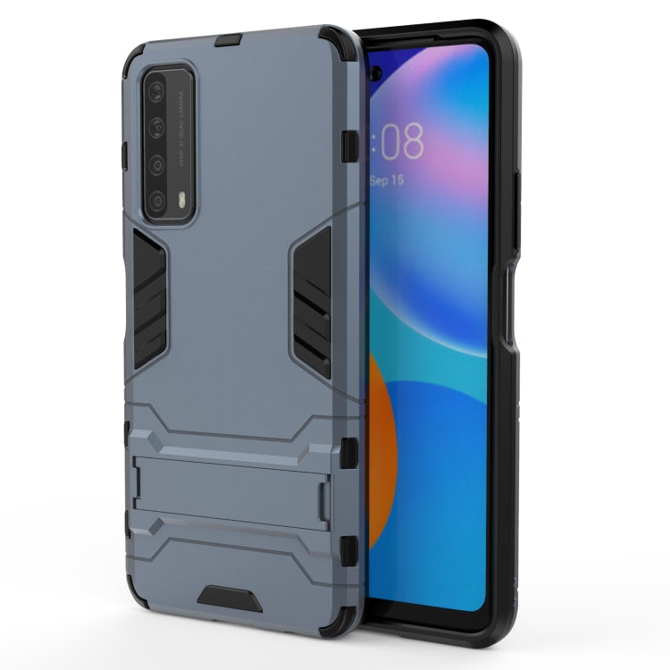 For Huawei P smart 2021 PC + TPU Shockproof Protective Case with Holder