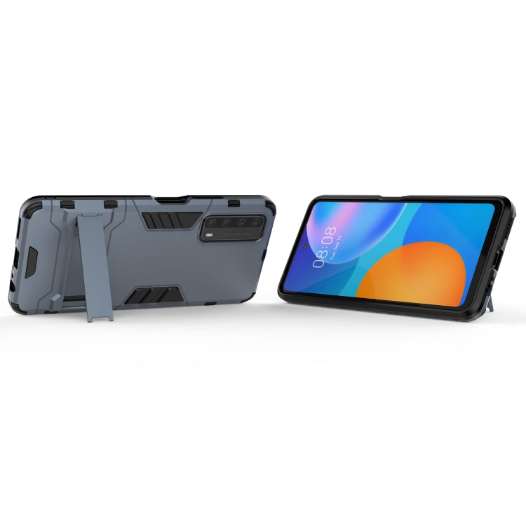 For Huawei P smart 2021 PC + TPU Shockproof Protective Case with Holder