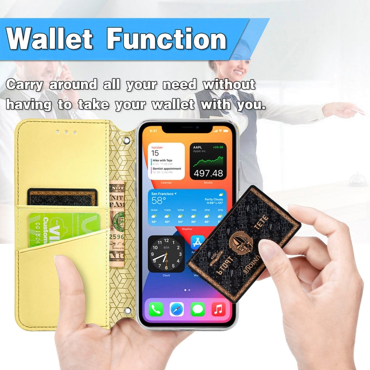 For iPhone X / XS Blooming Mandala Embossed Pattern Magnetic Horizontal Flip Leather Case with Holder & Card Slots & Wallet