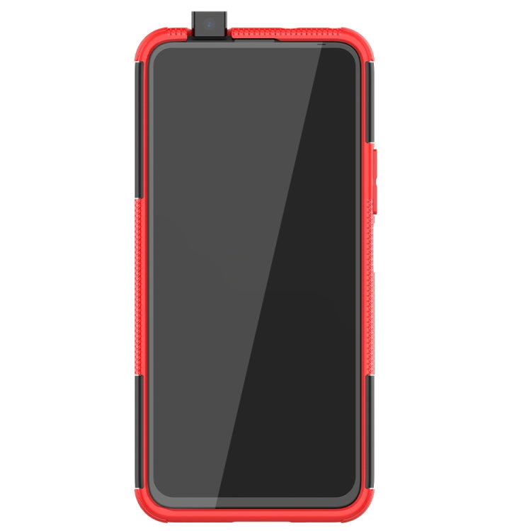 For Huawei Enjoy 20 Plus 5G / Y9a Tire Texture Shockproof TPU+PC Protective Case with Holder