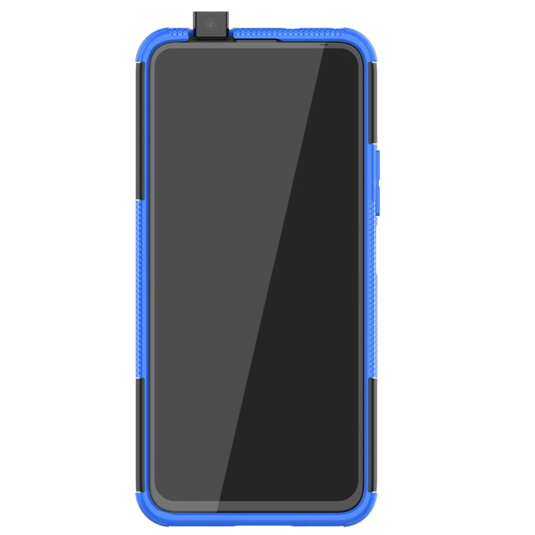 For Huawei Enjoy 20 Plus 5G / Y9a Tire Texture Shockproof TPU+PC Protective Case with Holder
