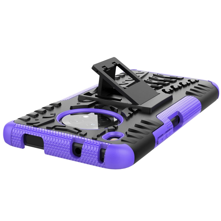For Huawei Enjoy 20 Plus 5G / Y9a Tire Texture Shockproof TPU+PC Protective Case with Holder