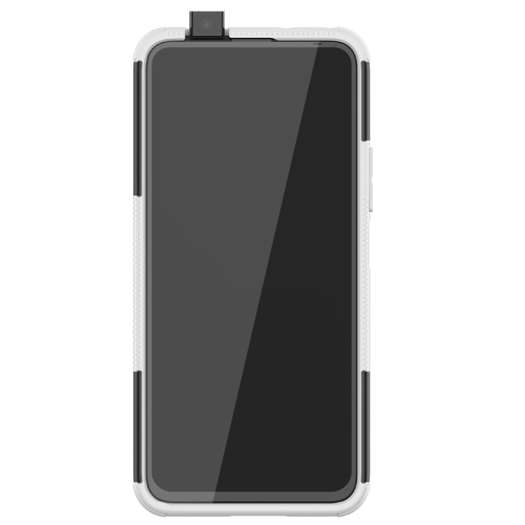 For Huawei Enjoy 20 Plus 5G / Y9a Tire Texture Shockproof TPU+PC Protective Case with Holder