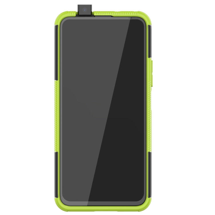 For Huawei Enjoy 20 Plus 5G / Y9a Tire Texture Shockproof TPU+PC Protective Case with Holder