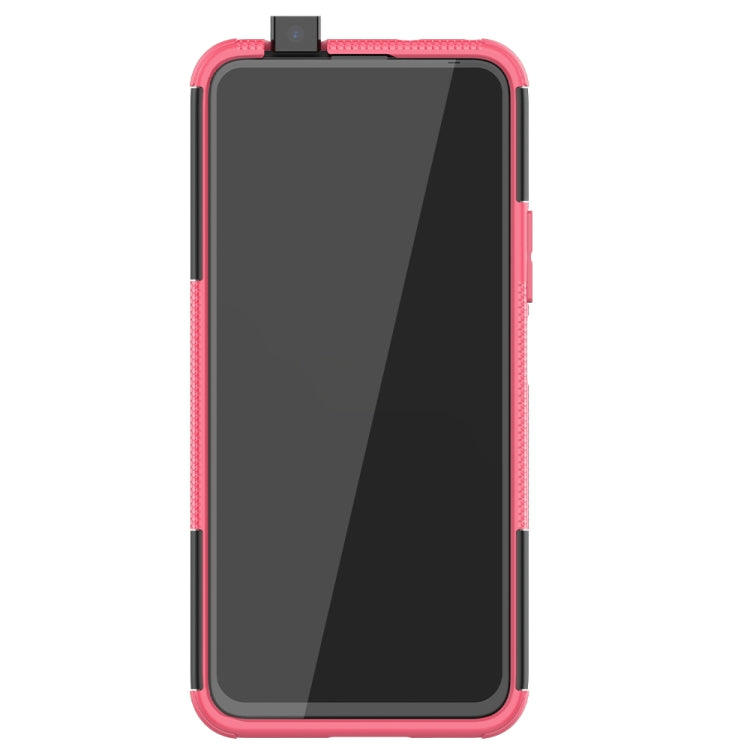 For Huawei Enjoy 20 Plus 5G / Y9a Tire Texture Shockproof TPU+PC Protective Case with Holder