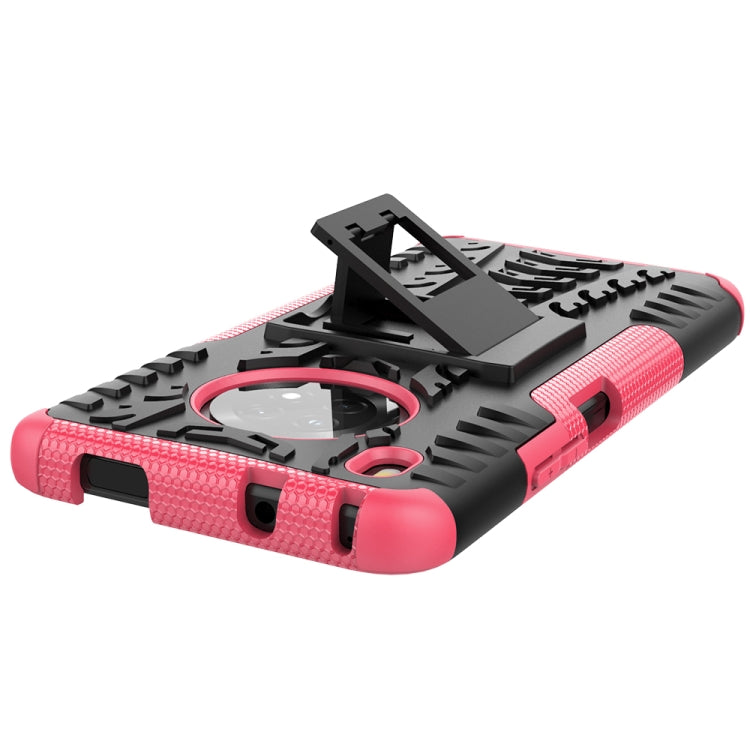 For Huawei Enjoy 20 Plus 5G / Y9a Tire Texture Shockproof TPU+PC Protective Case with Holder