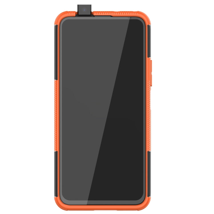 For Huawei Enjoy 20 Plus 5G / Y9a Tire Texture Shockproof TPU+PC Protective Case with Holder