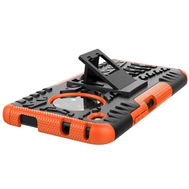 For Huawei Enjoy 20 Plus 5G / Y9a Tire Texture Shockproof TPU+PC Protective Case with Holder