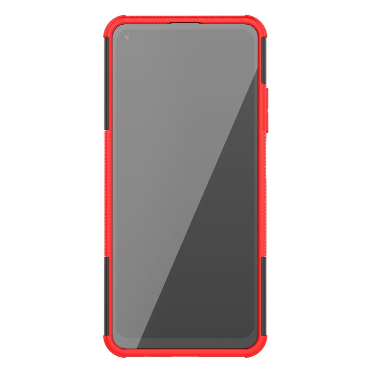 For Huawei Mate 40 lite / Maimang 9 Tire Texture Shockproof TPU+PC Protective Case with Holder