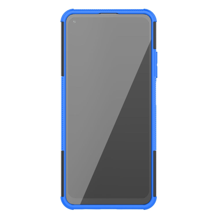 For Huawei Mate 40 lite / Maimang 9 Tire Texture Shockproof TPU+PC Protective Case with Holder