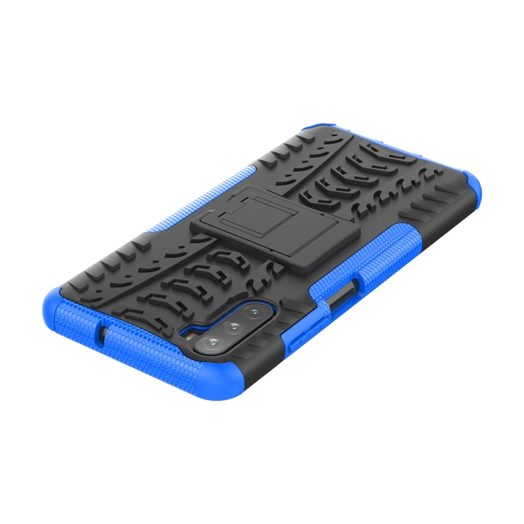 For Huawei Mate 40 lite / Maimang 9 Tire Texture Shockproof TPU+PC Protective Case with Holder