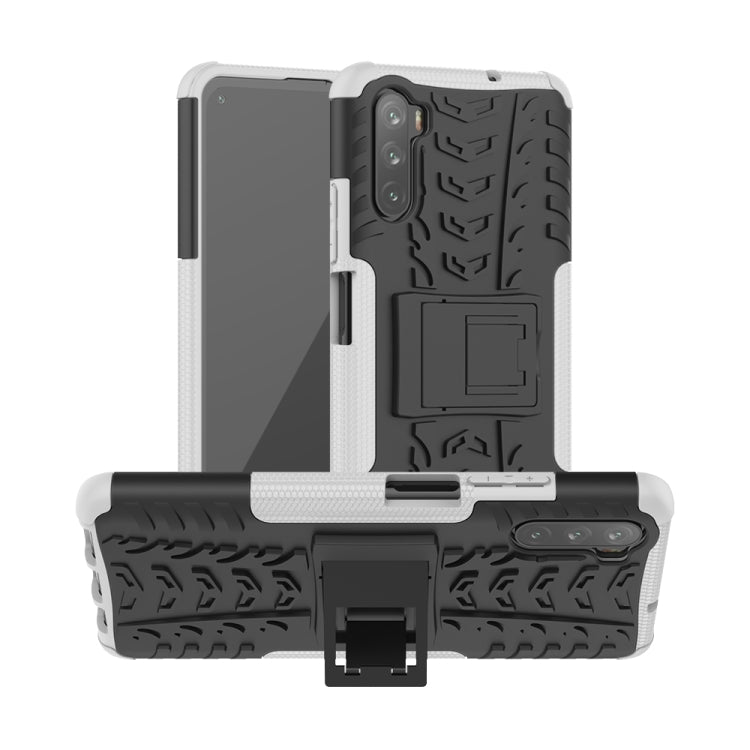 For Huawei Mate 40 lite / Maimang 9 Tire Texture Shockproof TPU+PC Protective Case with Holder