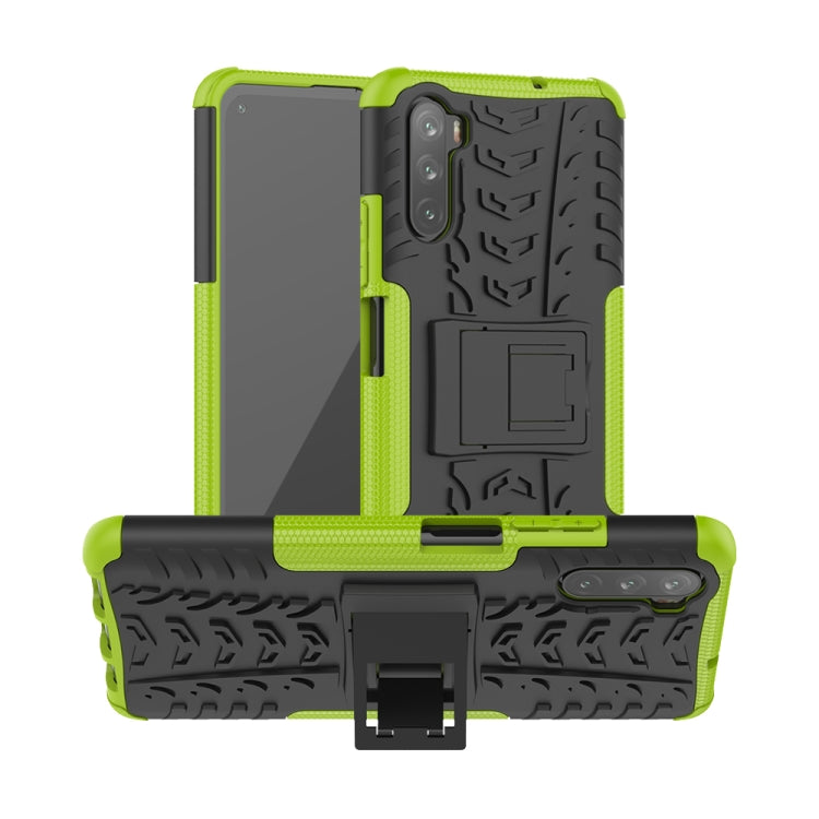 For Huawei Mate 40 lite / Maimang 9 Tire Texture Shockproof TPU+PC Protective Case with Holder