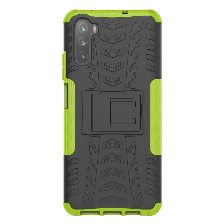 For Huawei Mate 40 lite / Maimang 9 Tire Texture Shockproof TPU+PC Protective Case with Holder