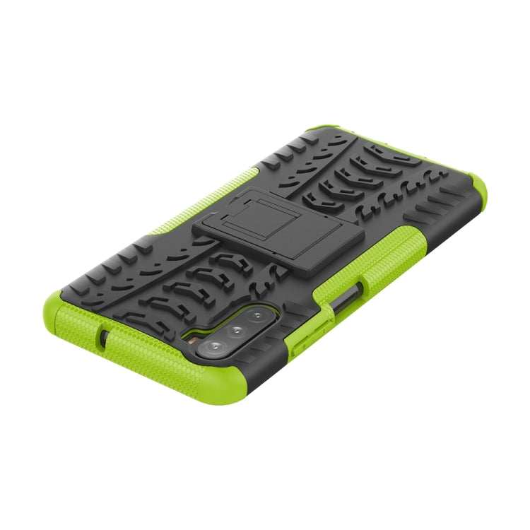 For Huawei Mate 40 lite / Maimang 9 Tire Texture Shockproof TPU+PC Protective Case with Holder