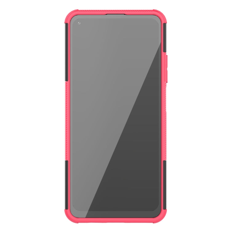 For Huawei Mate 40 lite / Maimang 9 Tire Texture Shockproof TPU+PC Protective Case with Holder