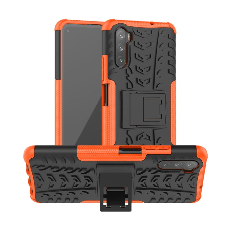 For Huawei Mate 40 lite / Maimang 9 Tire Texture Shockproof TPU+PC Protective Case with Holder
