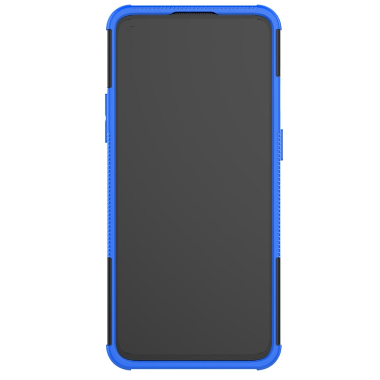 For OnePlus 8T Tire Texture Shockproof TPU+PC Protective Case with Holder