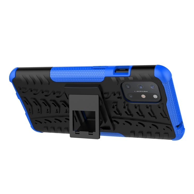 For OnePlus 8T Tire Texture Shockproof TPU+PC Protective Case with Holder
