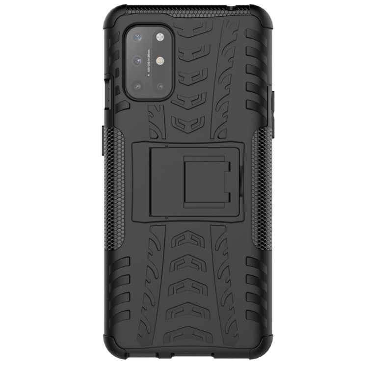 For OnePlus 8T Tire Texture Shockproof TPU+PC Protective Case with Holder