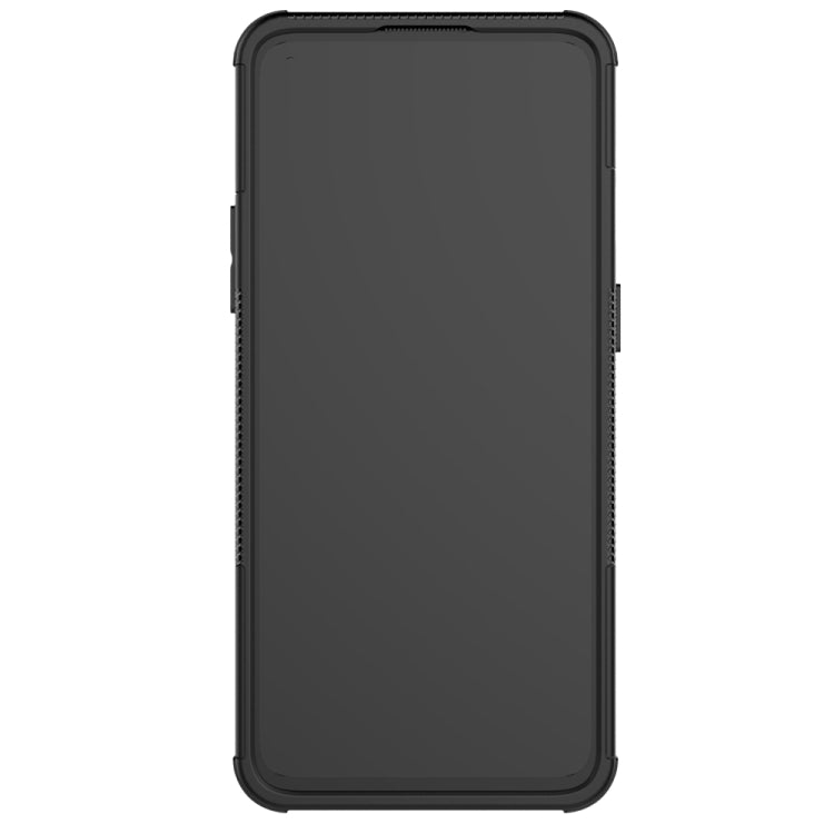 For OnePlus 8T Tire Texture Shockproof TPU+PC Protective Case with Holder