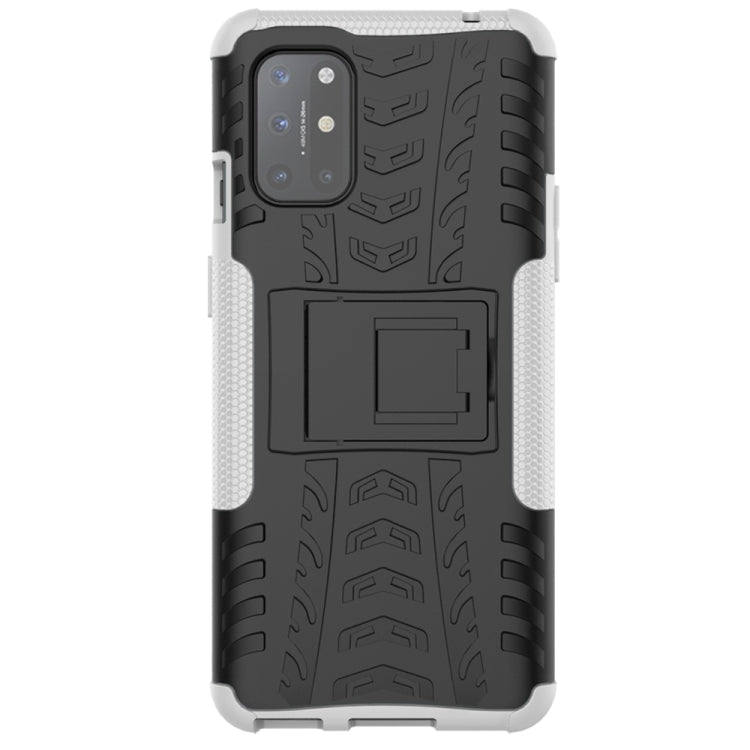 For OnePlus 8T Tire Texture Shockproof TPU+PC Protective Case with Holder
