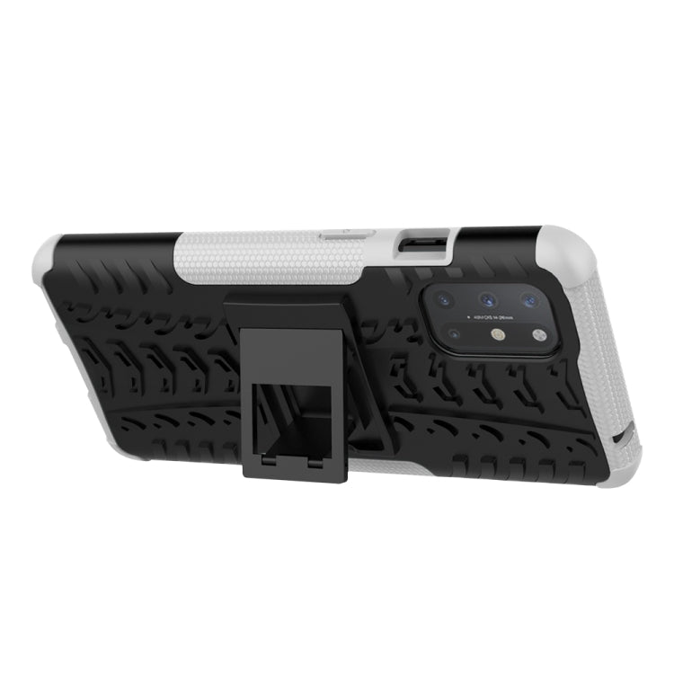 For OnePlus 8T Tire Texture Shockproof TPU+PC Protective Case with Holder