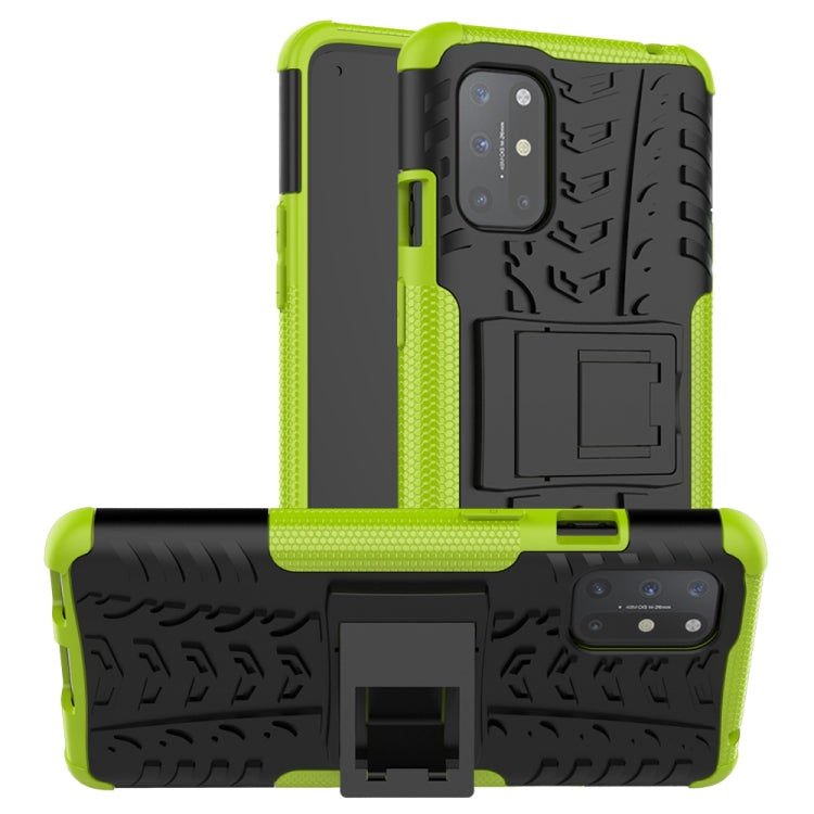 For OnePlus 8T Tire Texture Shockproof TPU+PC Protective Case with Holder