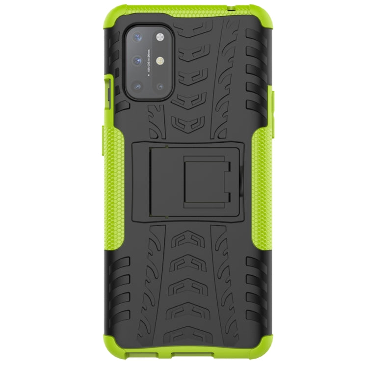 For OnePlus 8T Tire Texture Shockproof TPU+PC Protective Case with Holder