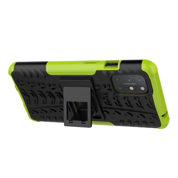 For OnePlus 8T Tire Texture Shockproof TPU+PC Protective Case with Holder