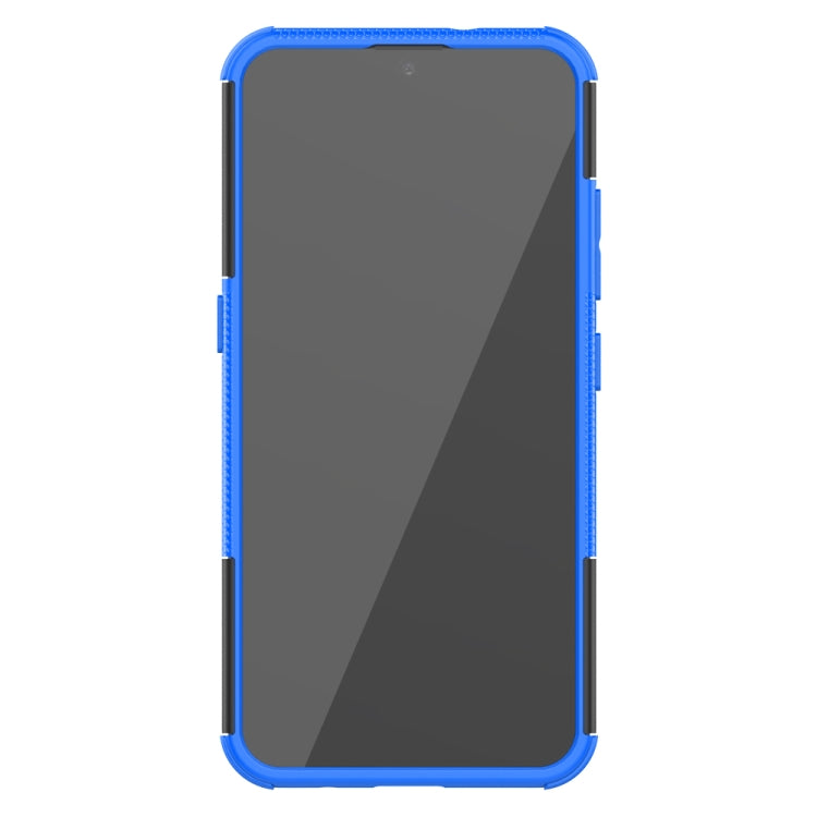 For LG K22 Tire Texture Shockproof TPU+PC Protective Case with Holder