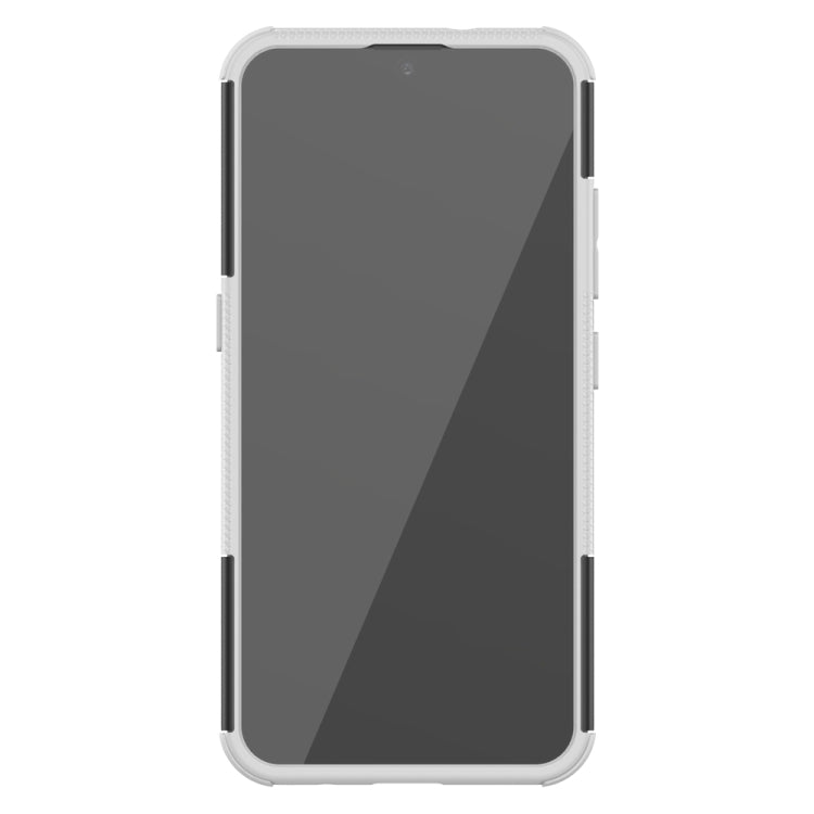 For LG K22 Tire Texture Shockproof TPU+PC Protective Case with Holder