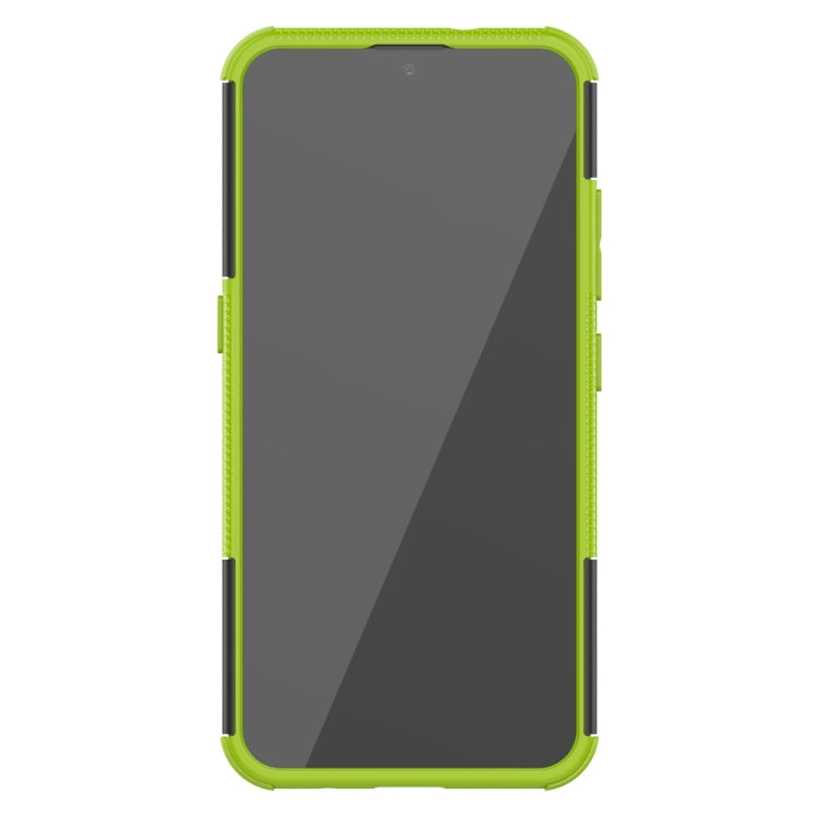 For LG K22 Tire Texture Shockproof TPU+PC Protective Case with Holder