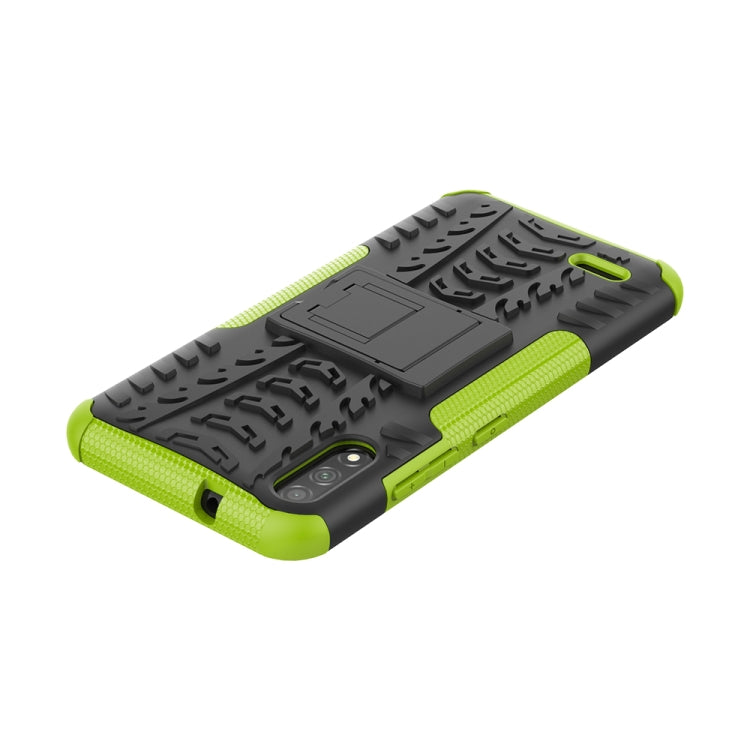 For LG K22 Tire Texture Shockproof TPU+PC Protective Case with Holder