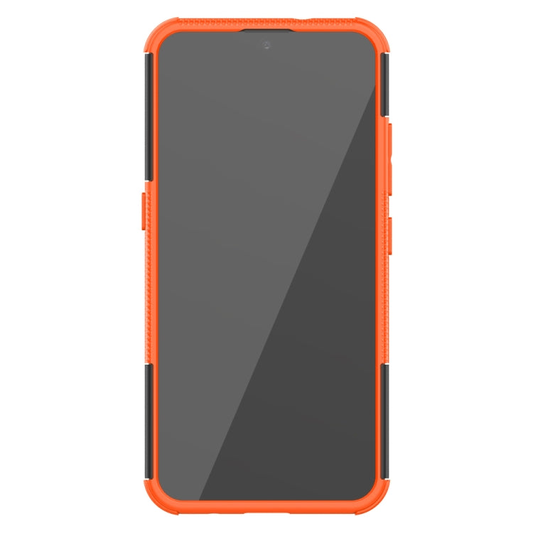 For LG K22 Tire Texture Shockproof TPU+PC Protective Case with Holder