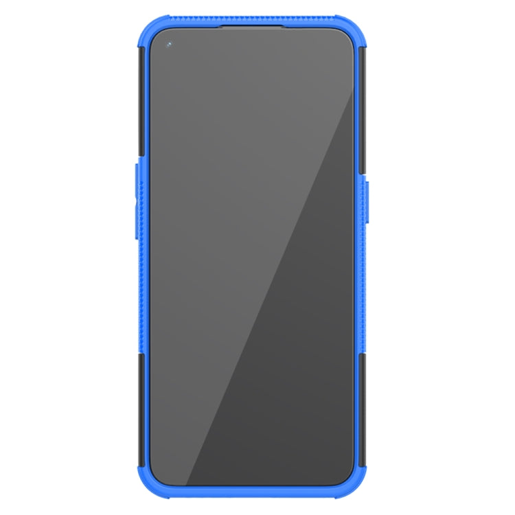 For OPPO A53 / A32 Tire Texture Shockproof TPU+PC Protective Case with Holder