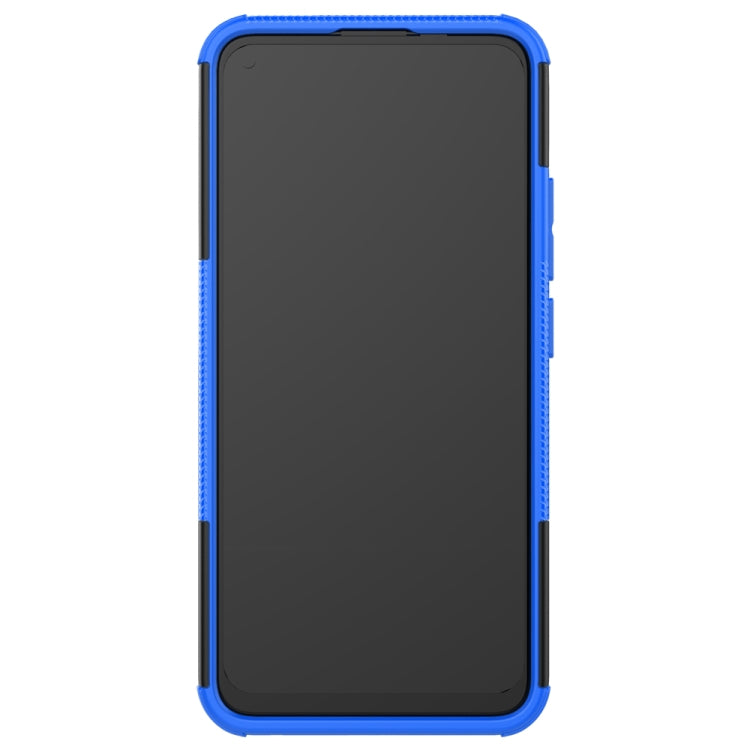 For vivo Y50 Tire Texture Shockproof TPU+PC Protective Case with Holder