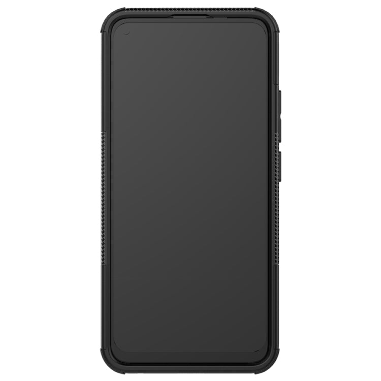 For vivo Y50 Tire Texture Shockproof TPU+PC Protective Case with Holder