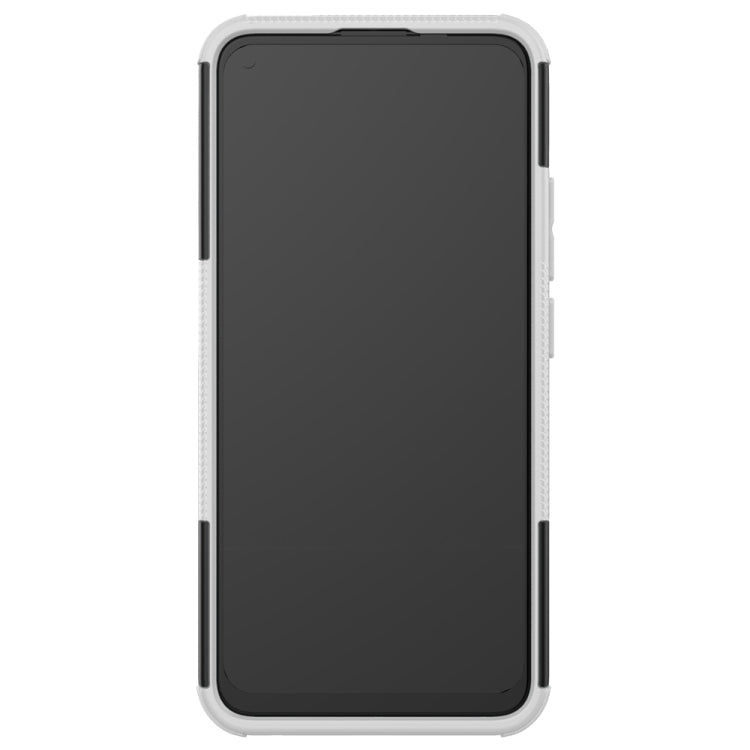 For vivo Y50 Tire Texture Shockproof TPU+PC Protective Case with Holder