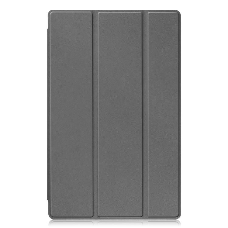 For Lenovo Tab M10 HD 2nd Gen TB-X306 Caster Pattern Horizontal Flip Tablet PC Protective Leather Case with Tri-fold Bracket & Sleep Function