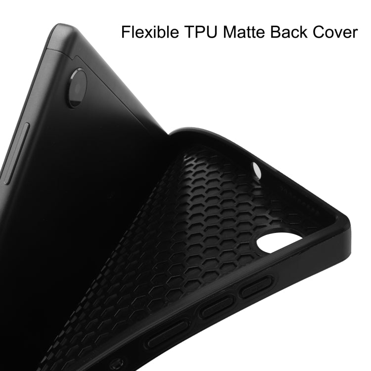 For Lenovo Tab M10 HD 2nd Gen TB-X306 Caster Pattern Horizontal Flip Tablet PC Protective Leather Case with Tri-fold Bracket & Sleep Function