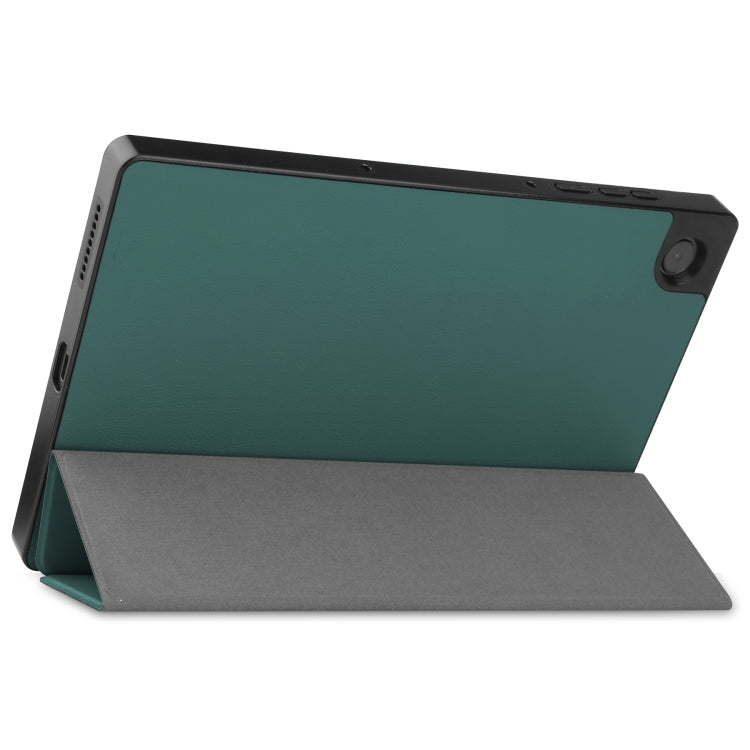 For Lenovo Tab M10 HD 2nd Gen TB-X306 Caster Pattern Horizontal Flip Tablet PC Protective Leather Case with Tri-fold Bracket & Sleep Function