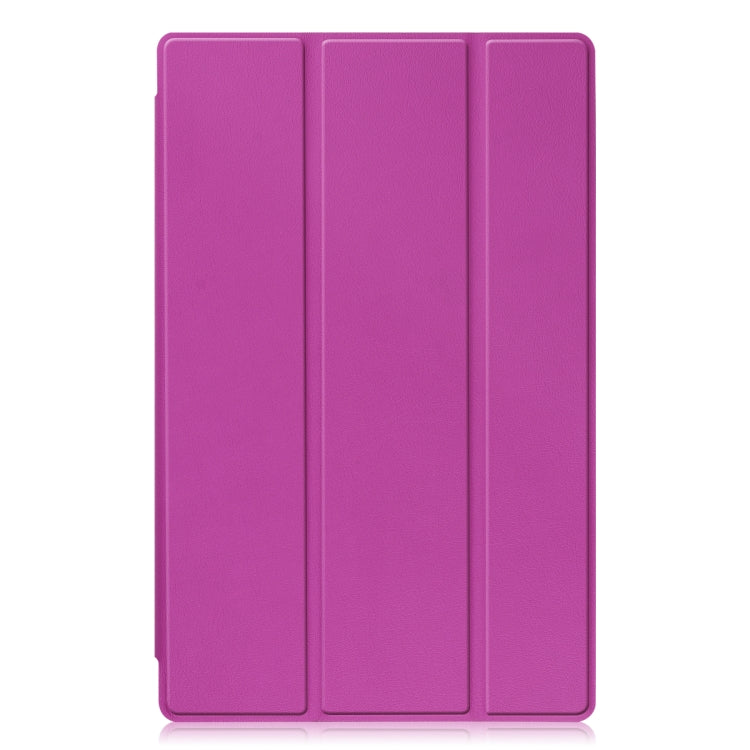 For Lenovo Tab M10 HD 2nd Gen TB-X306 Caster Pattern Horizontal Flip Tablet PC Protective Leather Case with Tri-fold Bracket & Sleep Function