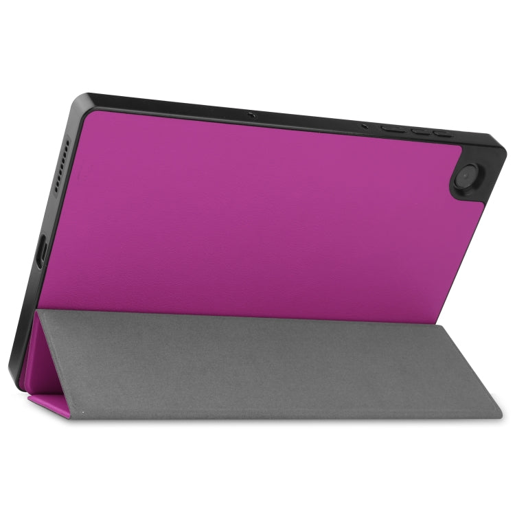 For Lenovo Tab M10 HD 2nd Gen TB-X306 Caster Pattern Horizontal Flip Tablet PC Protective Leather Case with Tri-fold Bracket & Sleep Function