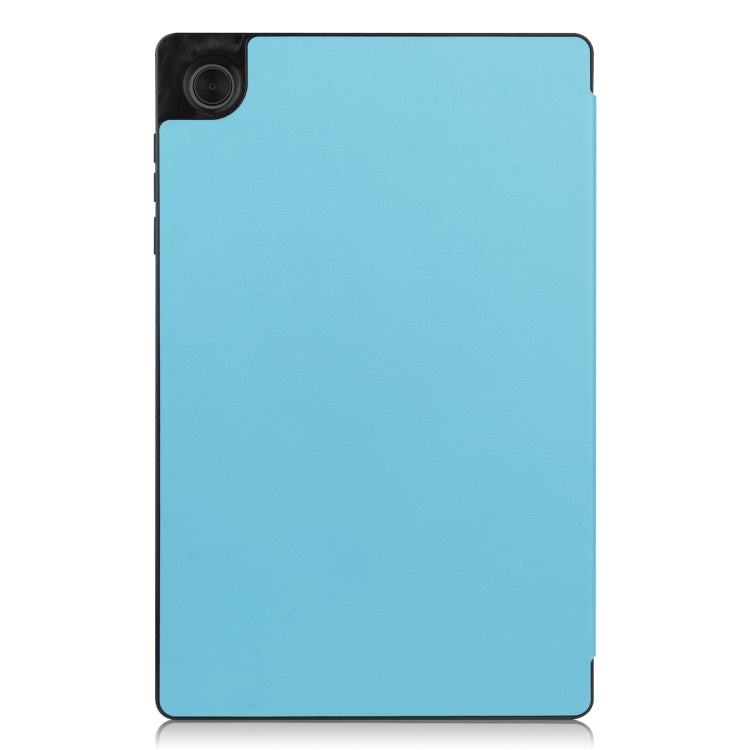 For Lenovo Tab M10 HD 2nd Gen TB-X306 Caster Pattern Horizontal Flip Tablet PC Protective Leather Case with Tri-fold Bracket & Sleep Function