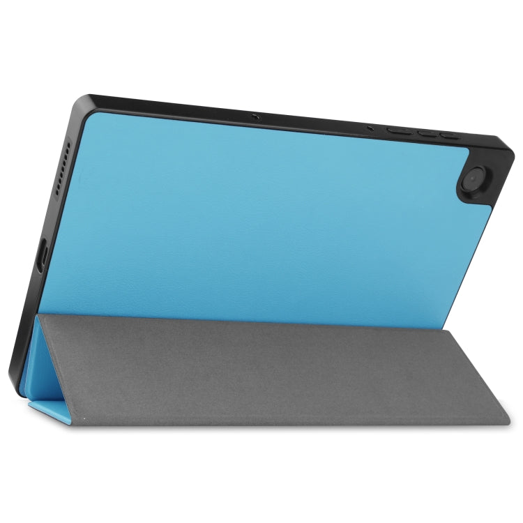 For Lenovo Tab M10 HD 2nd Gen TB-X306 Caster Pattern Horizontal Flip Tablet PC Protective Leather Case with Tri-fold Bracket & Sleep Function