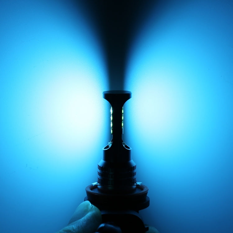 9005 2 PCS DC12-24V / 8.6W Car Double Colors Fog Lights with 24LEDs SMD-3030 & Constant Current, Bag Packaging