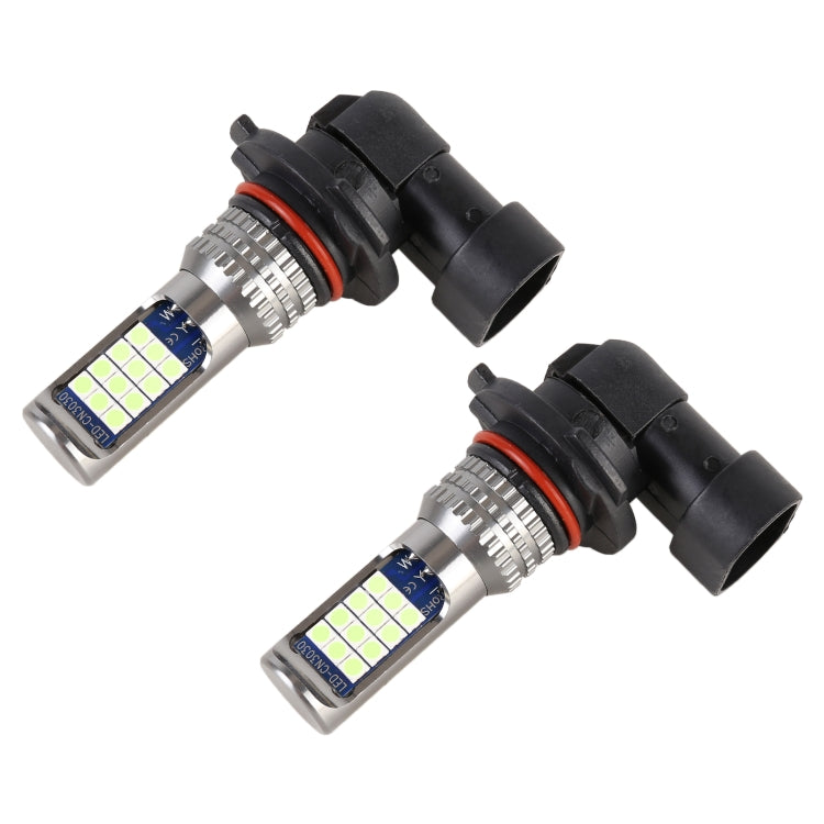 9005 2 PCS DC12-24V / 8.6W Car Fog Lights with 24LEDs SMD-3030 & Constant Current, Bag Packagin