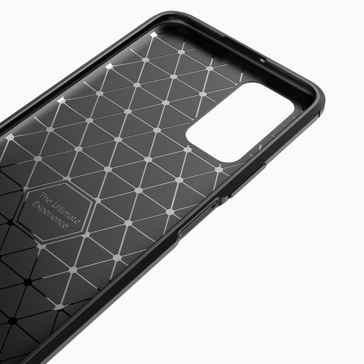 For Huawei Honor 30S Brushed Texture Carbon Fiber TPU Case